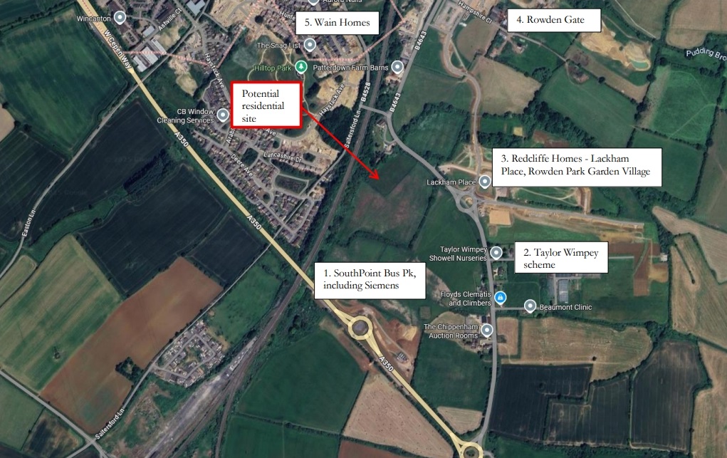 Showell Farm Chippenham Plan
